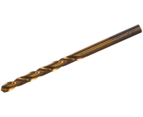 Сверло по металлу (5.8х93х57 мм; А1; Р9; нитрид титана) Туламаш 56337 – изображение 2