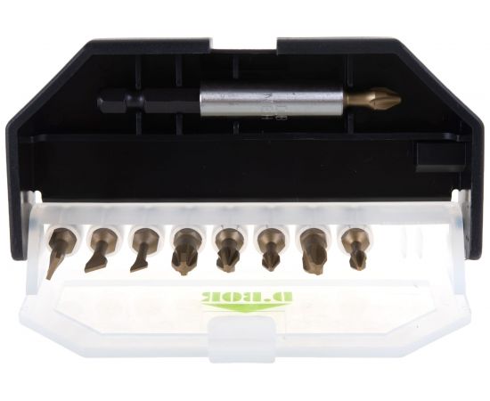 Набор бит TiN-half 10 шт с магнитным держателем D.BOR D-SET-10A-1-TIN – изображение 2