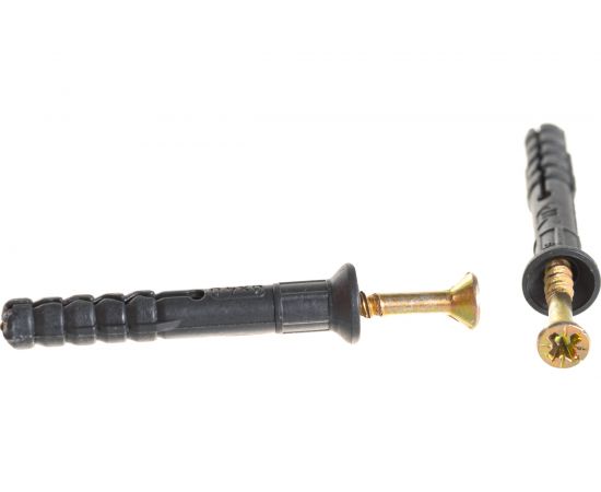 Дюбель-гвоздь с потайным бортиком крепежная техника 6х40, 150 шт 470810 БК – изображение 2