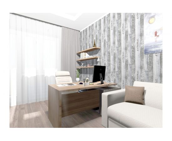 Панель ДЕКОЛЮКС Стандарт 2,7x0,25x0,007 м 10 Т Цвет 573 Корабельный лофт серый 4670088916478 – изображение 2