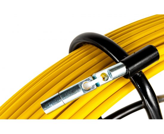 Протяжка для кабеля OlmiOn мини УЗК d=9 мм L=150 м на тележке, желтый СП-Т1-9/150 – изображение 2