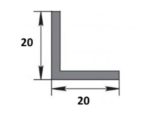 Текстурированный ПВХ угол Волшебная палочка 20x20 мм, 2.7 м, цвет 14 УТ000073310 – изображение 2