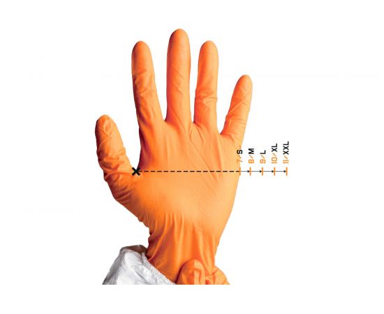 Защитные перчатки с рельефным латексным покрытием Jeta Safety JL061/XL – изображение 3