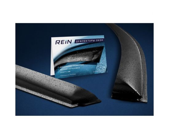 Дефлектор окон REIN HYUNDAI SOLARIS 2011-2017 хэтчбек 4 шт. RЕINWV363 – изображение 3