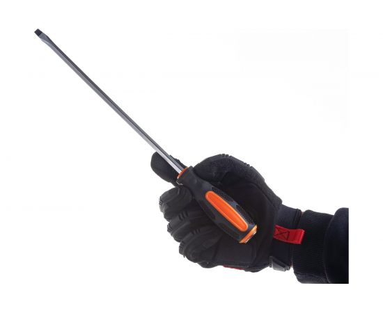 Шлицевая усиленная отвертка АвтоDело 6х250 мм квадратный стержень 39435 12470 – изображение 5