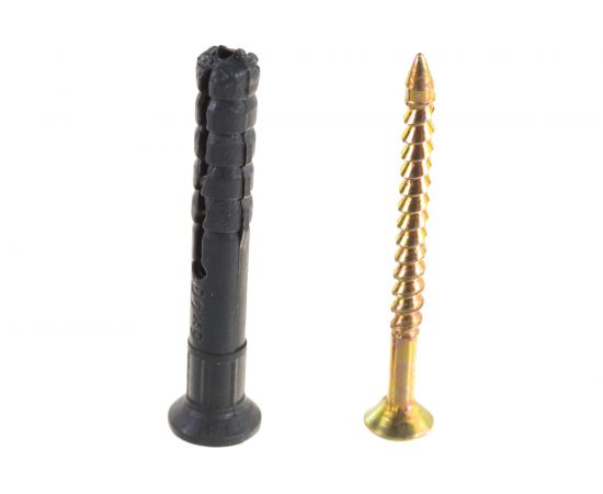 Дюбель-гвоздь с потайным бортиком крепежная техника 6х40, 150 шт 470810 БК – изображение 5