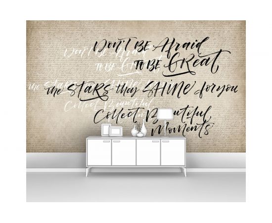 Фотообои "Надпись на английском-Не бойся быть креативным" 170x100 ШxВ ООО Первое ателье pw141407-1 – изображение 7