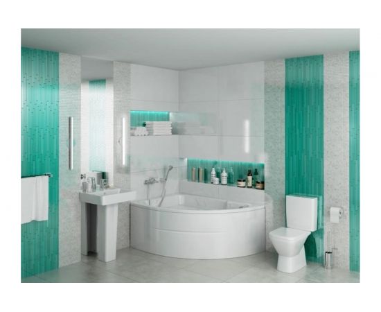 Унитаз-компакт Santek ""Нео"" стандарт, 2-режима, сиденье дюропласт, softclose, clip up 00032789 – изображение 9