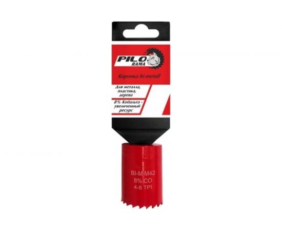 Коронка биметаллическая М42 Cobalt 8% 76 мм Pilorama 570076 