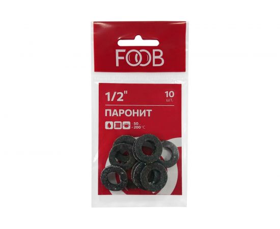 Набор прокладок из паронита FOOB 1/2, 10 шт F20/31.10 00-00002541 