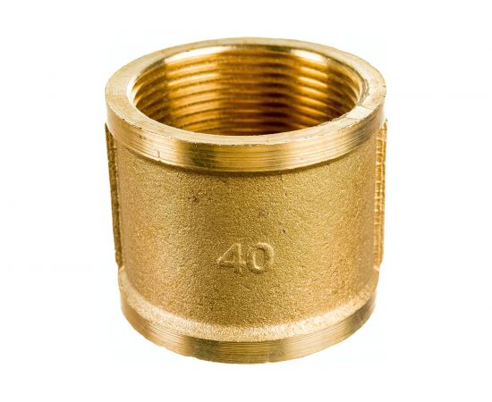 Муфта LEXLINE 1 1/2 вн/вн., латунь 40 Украина 513037 