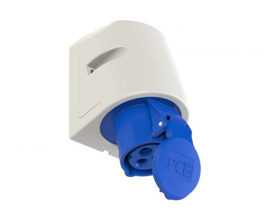 Настенная розетка PCE 16А 220V 1P+N+E IP44 113-6 
