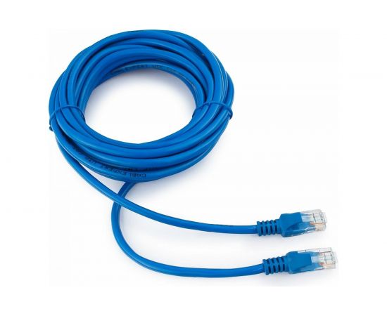 Патч-корд Cablexpert UTP PP12-5M/B кат.5e, 5м, литой, многожильный синий PP12-5M/B 
