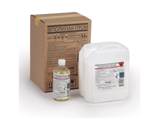 Двухкомпонентный матовый паркетный лак Полилак-Пром ЗВ-00001031 