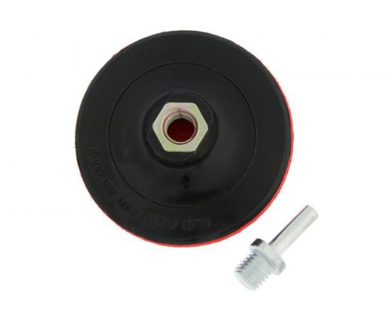 Насадка твердая с адаптером на липучке (100 мм; М14) для дрели и УШМ TUNDRA 4720041 