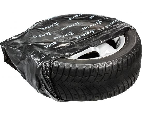 Мешки для колес Airline R12-22, PRO, ПНД повышенной прочности, 25 мкм, 105x115 см, комплект 4 шт., черный ADPB005 
