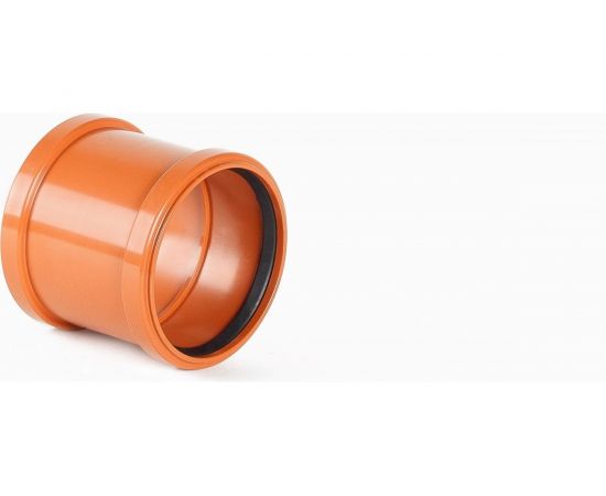 Соединительная муфта ХЕМКОР НПВХ наружная канализация, 110 мм 2491101 