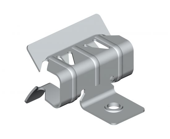 Балочный зажим УМС 2-7 мм с отгибом и резьбой М6 25 шт. BZ-2-7-M6-G 