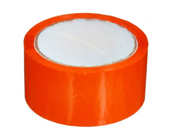 Упаковочная клейкая лента Кордленд оранжевая, 48 мм, 43 мкм, 50 м Р SCO-00331 