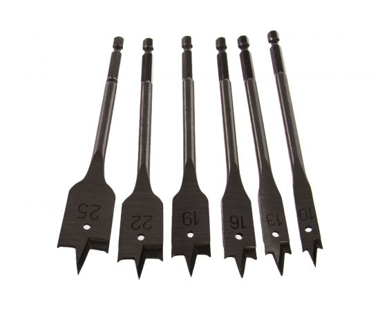 Набор перовых свёрл (6 шт; 10-25 мм) Heller TD19069 