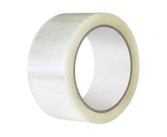 Упаковочная клейкая лента ООО Комус 48 мм x 200 м x 40 мкм, прозрачная, 6 шт./уп. 623634 