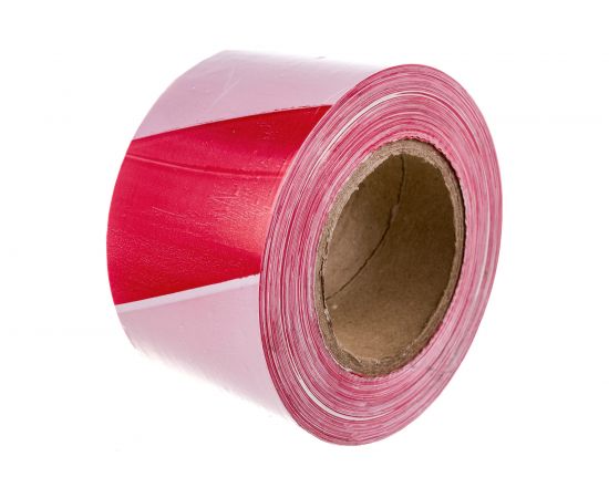 Оградительная лента Сталер бело-красная, 250п.м.х75мм. Упак. 5 шт 7570SK 