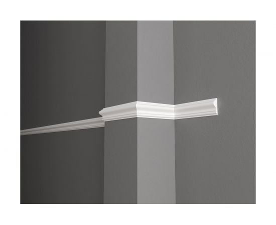 Стеновой молдинг Decor-Dizayn ударопрочный влагостойкий под покраску 42Х16Х2000 мм DD301 