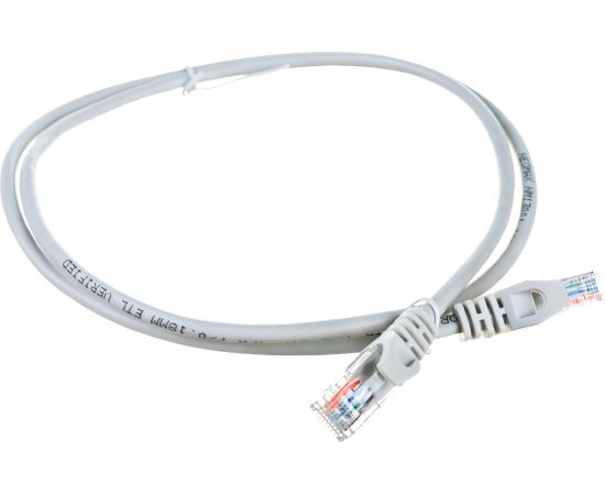 Коммутационный шнур Neomax UTP 1 м., гибкий, cat.5е, серый, многожильный NM13001-010 