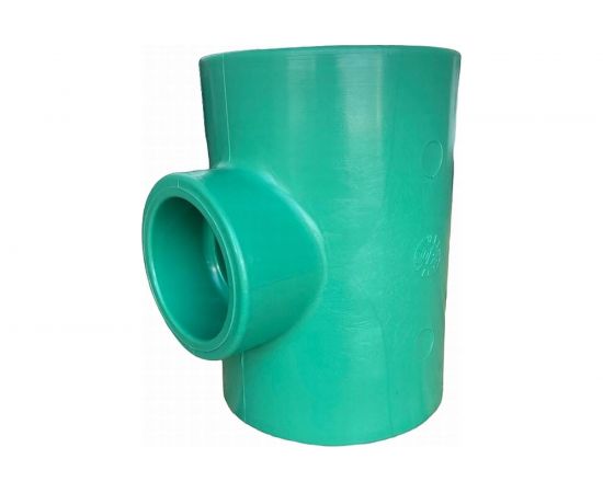 Переходной тройник Banninger полипропиленовый, зеленый, 75x63x75 мм 7521121111 