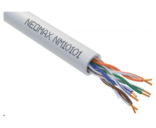 Кабель Neomax UTP cat.5e 4 пары 305 м 0.51 мм 200 Mhz Медь PVC jacket NM10101 
