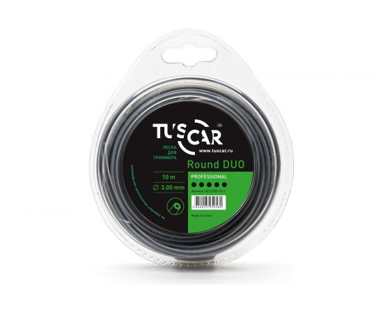 Леска для триммера Round DUO, Professional, 3.0 мм, 10 м TUSCAR 10112530-10-1 
