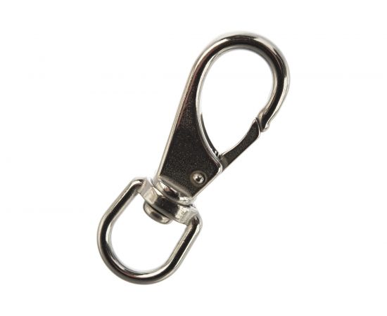 Карабин ЕВРОПАРТНЕР с вертлюгом, 83х16х30 мм, нержав. сталь, 1 шт. G1 7416 – изображение 2