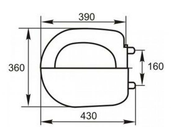 Сиденье для унитаза УКЛАД СУ 63.07.80 С 194470 – изображение 2