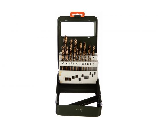 Набор сверл (19 шт; 1-10 мм; Р6М5К5) по металлу Дело Техники 211219 – изображение 2