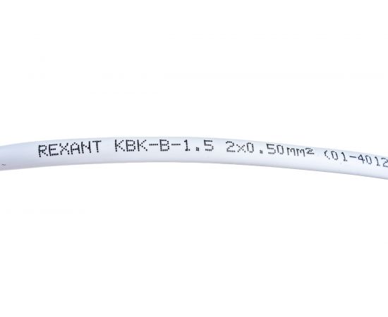 Кабель REXANT КВК-В-1,5+2x0,50 кв.мм Cu/Cu белый бухта 200 м 01-4012 – изображение 2