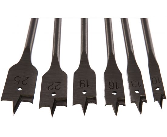 Набор перовых свёрл (6 шт; 10-25 мм) Heller TD19069 – изображение 2