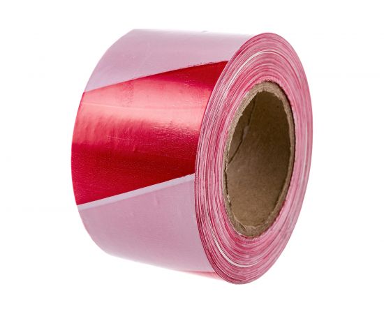 Оградительная лента Сталер бело-красная, 250п.м.х75мм. Упак. 5 шт 7570SK – изображение 2