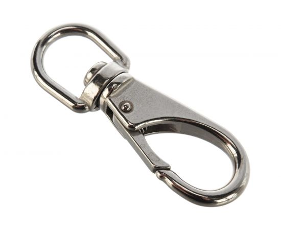 Карабин ЕВРОПАРТНЕР с вертлюгом, 83х16х30 мм, нержав. сталь, 1 шт. G1 7416 – изображение 3