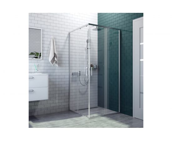 Душевое ограждение IDDIS Zodiac глянцевый алюминиевый профиль, 90х90х195 ZOD6CS9i23 – изображение 3