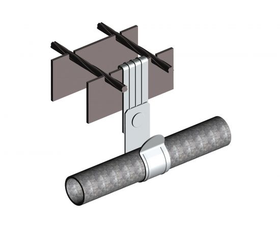 Вертикальный балочный зажим УМС 1-5 мм под трубу 25 мм 20 шт. VBZ-1-5-T25 – изображение 3