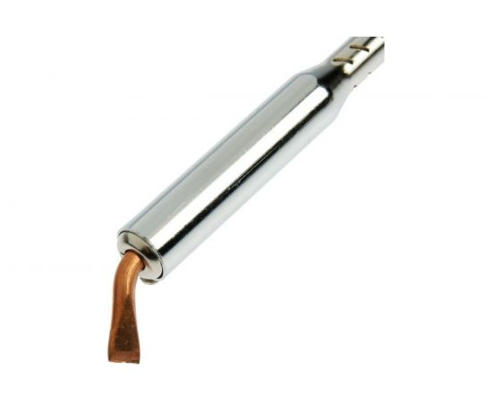 Паяльник TUNDRA деревянная рукоятка, плоское жало, 75Вт, 220В 1550219 – изображение 4