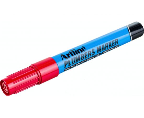 Перманентный маркер для водопроводчика по мокрым поверхностям Artline Plumbers Marker 1,5 мм EKPRPLM-289 – изображение 4