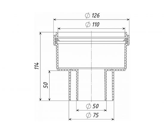 Универсальный переход Татполимер 110 ТП-82.50/75 33023 – изображение 4