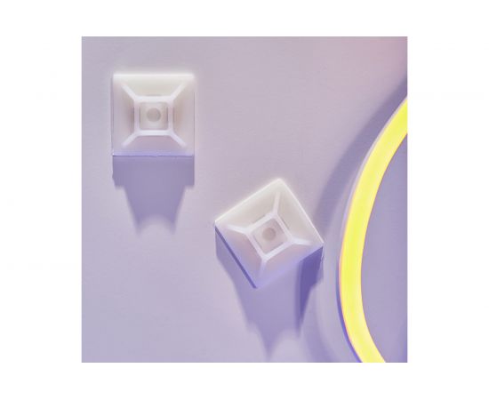 Самоклеящаяся площадка под винт REXANT 28x28 мм, белая, упаковка 100 шт. 07-2228 – изображение 4