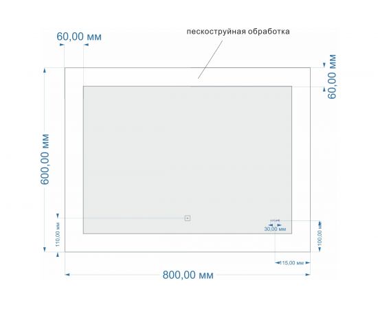 Зеркало Cersanit DESIGN LED 030 80 KN-LU-LED03080-d-Os – изображение 5