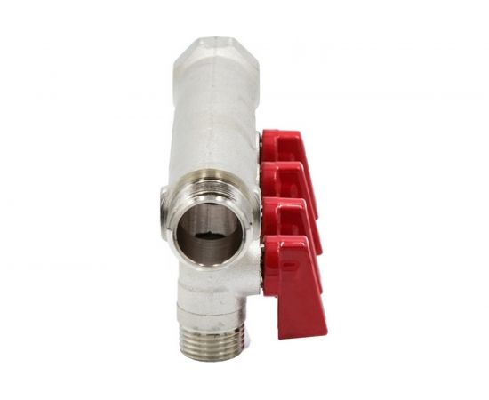 Коллектор VRT 3/4""x1/2"", с отсечными кранами, 4 выхода 531863 – изображение 8