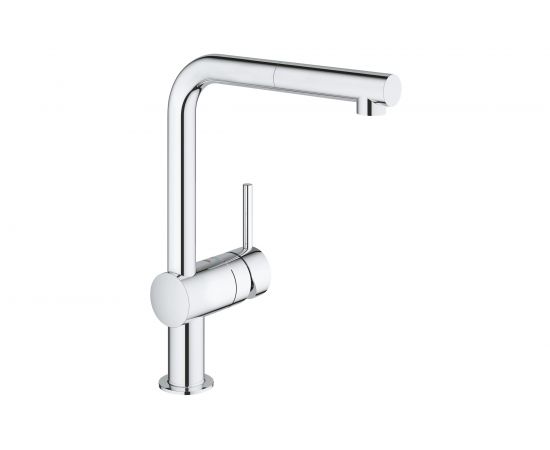 Однорычажный смеситель для мойки GROHE Minta с выдвижным изливом 32168000 