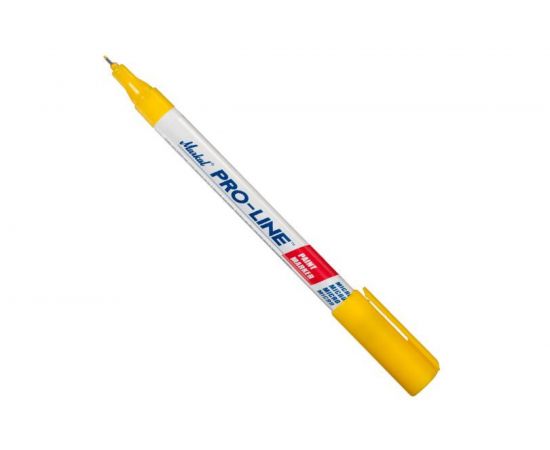 Маркер-краска с тонким наконечником Markal Pro-Line Micro, промышленный, 0,8 мм, жёлтый 96889 