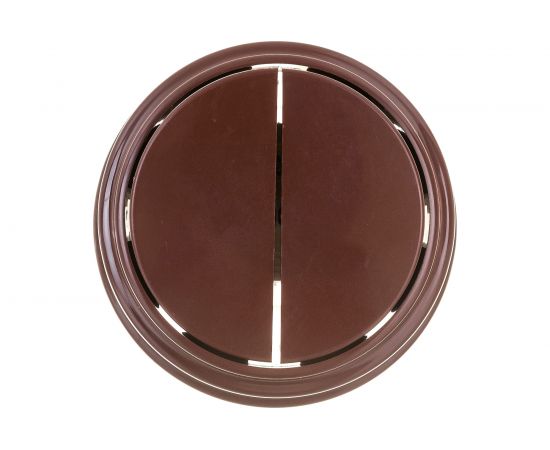 2-клавишный выключатель Bylectrica А56-2212 6А открытой установки, серия РЕТРО, коричневый, А56-2212 коричневый 