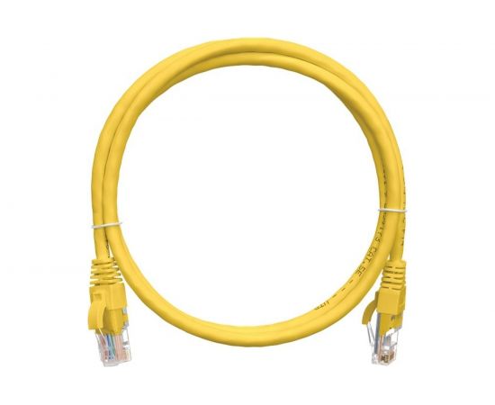 Коммутационный шнур NIKOMAX U/UTP 4 пары, желтый, 0,3м NMC-PC4UD55B-003-YL 